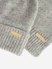 Barbour® International Grey Spark Bean/Scarf Set - Image 4 of 4