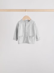 Grey/White Grey and White Knitted Baby Cardigans - Image 3 of 10