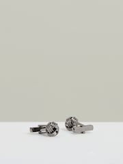 Reiss Gunmetal Callum Cufflinks - Image 3 of 5