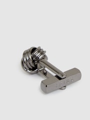 Reiss Gunmetal Callum Cufflinks - Image 4 of 5