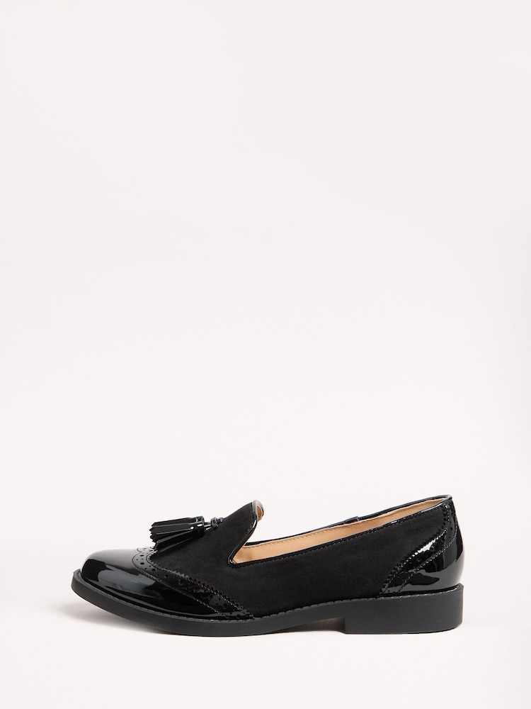 Friends Like These Patent Slipper Cut Tassel Slip On Loafer Shoes - Imagem 5 de 5