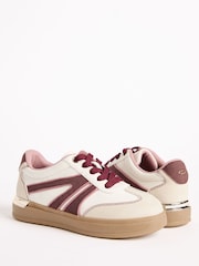 Lipsy Cream Chunky Sole Sports Trainers - Image 1 of 5
