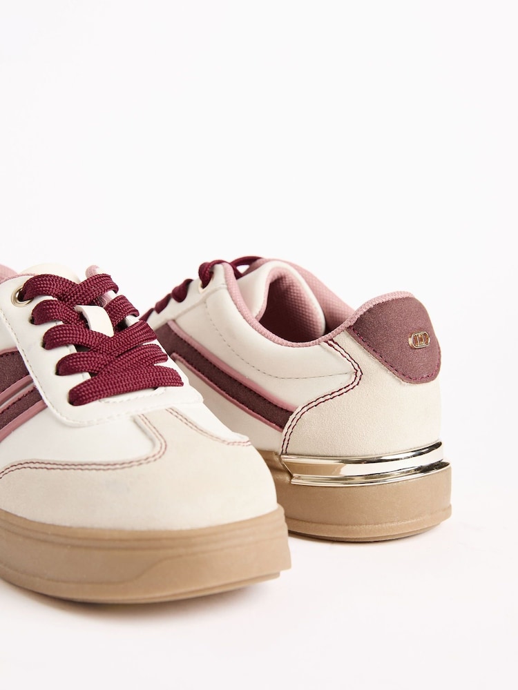 Lipsy Cream Chunky Sole Sports Trainers - Image 5 of 5