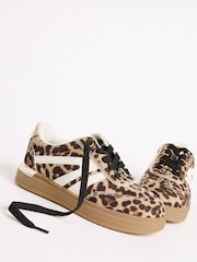 Lipsy Leopard Chunky Sole Sports Trainers - Image 1 of 5