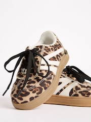 Lipsy Leopard Chunky Sole Sports Trainers - Image 2 of 5