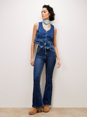 Apricot Blue Lola Flared Jeans - Image 2 of 6