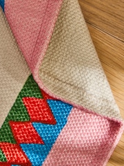 Eleanor Bowmer Multi Astrology Embroidered Flatweave Rug - Image 5 of 6