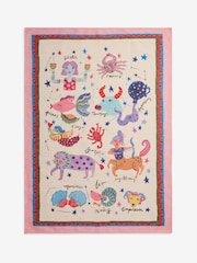 Eleanor Bowmer Multi Astrology Embroidered Flatweave Rug - Image 6 of 6