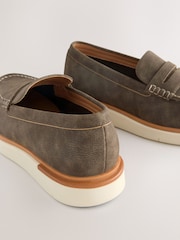 Brown Wedge Loafers - Image 4 of 6