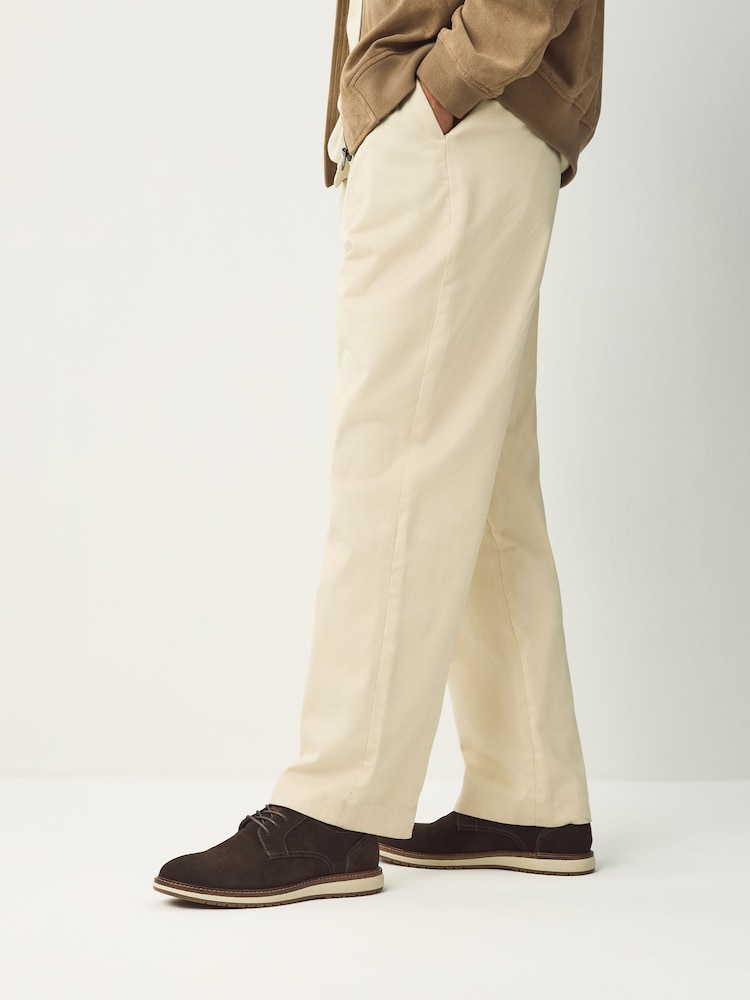 Brown Wedge Derby Shoes - Image 6 of 6