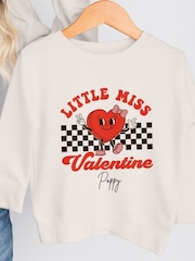 Personalised Miss Valentine Sweatshirt by Koko Blossom - Image 1 of 3
