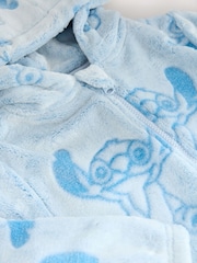 Blue Lilo & Stitch Fleece All-In-One (3-16yrs) - Image 8 of 9