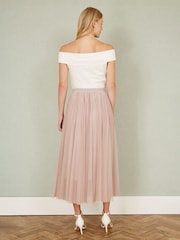 Rosa - Yumi Mesh Tulle Skirt - Imagen 2 de 4