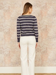 Yumi White Wide Leg High Waist Jeans - Image 2 of 3