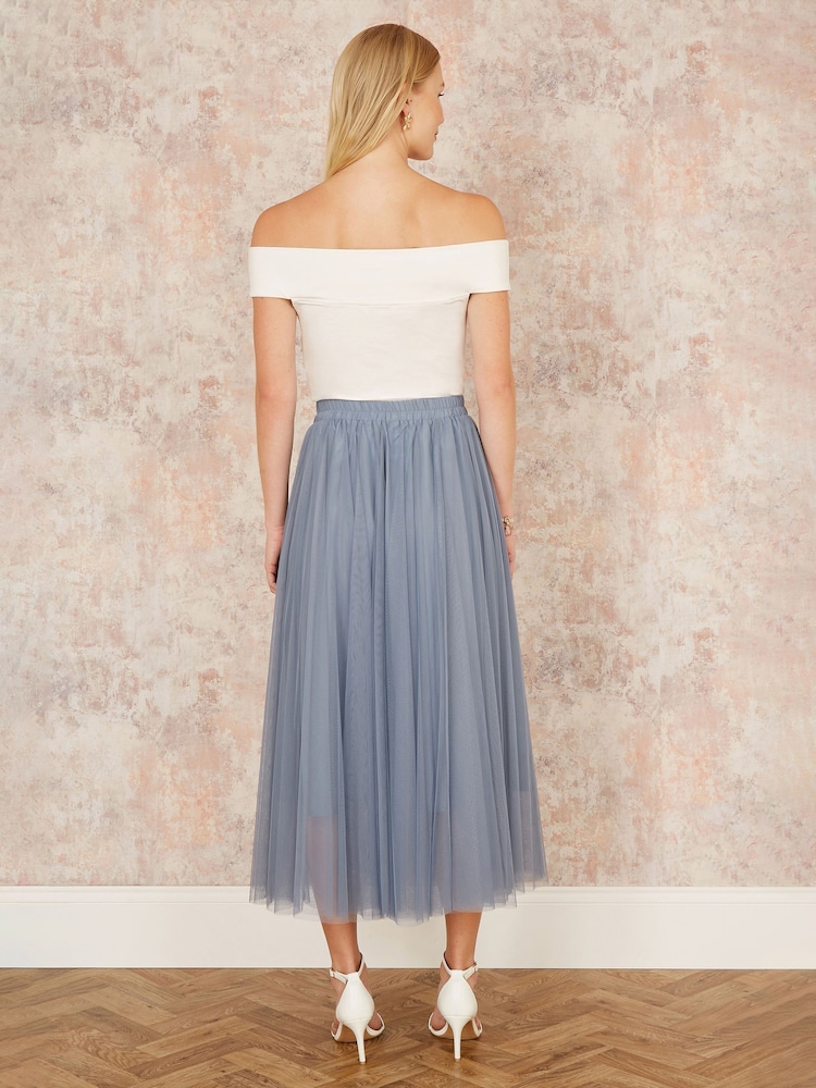 Azul claro - Yumi Mesh Tulle Skirt - Imagen 2 de 4 Azul claro - Yumi Mesh Tulle Skirt - Imagen 2 de 4