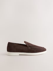 Brown Suede Loafers - Image 2 of 5