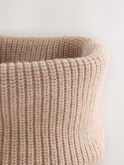 Neutral Beige Knitted Snood (1-16yrs) - Image 5 of 5