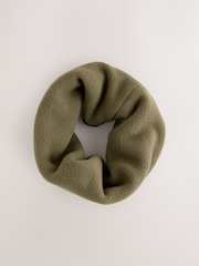 Khaki Green Fleece Snood (3-16yrs) - Image 2 of 4
