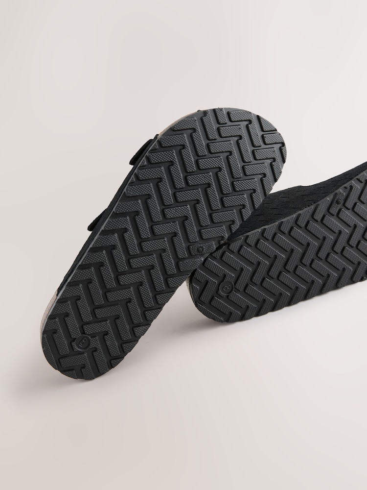Taupe Two Buckle Embossed Sandals - Image 6 of 6