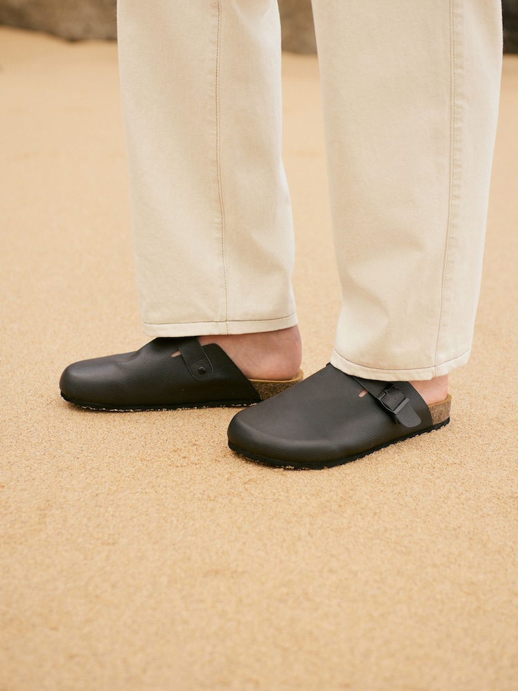 Black Suede Mules - Image 1 of 6