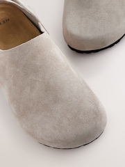 Taupe Closed Toe Back Strap Mules - Image 5 of 6