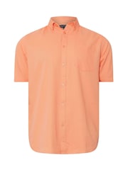 BadRhino Big & Tall Orange Short Sleeve Oxford Shirt - Image 4 of 5