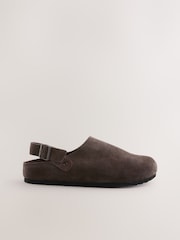 Marrón - Closed Toe Back Strap Mules - Imagen 2 de 7