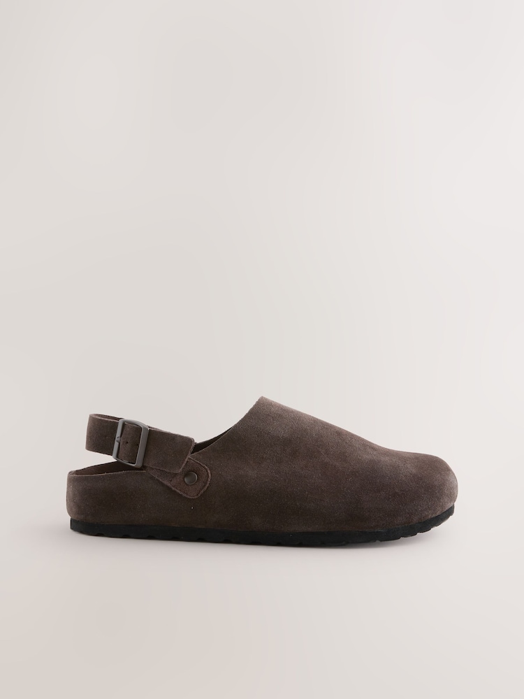 Marrón - Closed Toe Back Strap Mules - Imagen 2 de 7