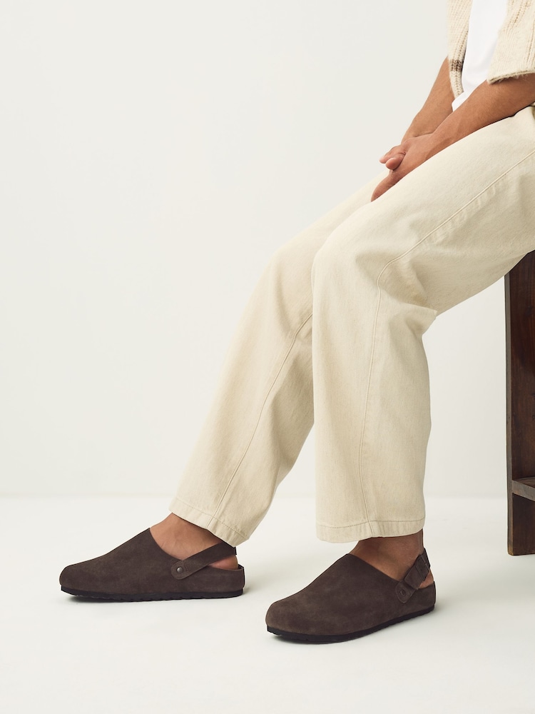 Marrón - Closed Toe Back Strap Mules - Imagen 7 de 7