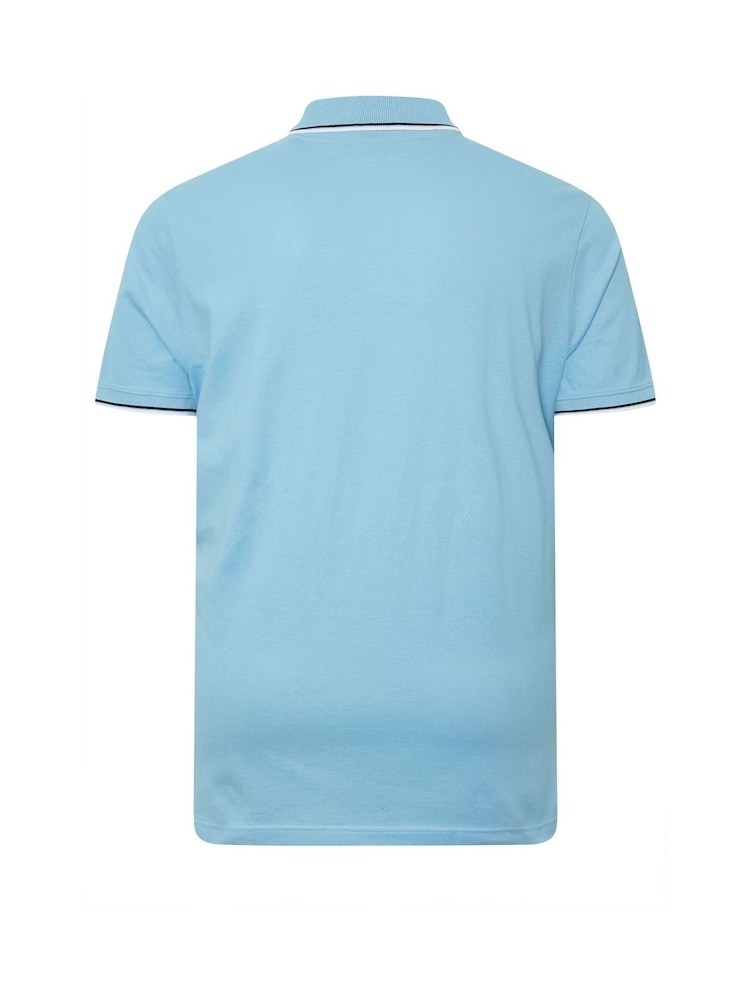 Amarillo - BadRhino Big & Tall Tipped Pique 100% Cotton Polo Shirts 3 Pack - Imagen 2 de 6 Amarillo - BadRhino Big & Tall Tipped Pique 100% Cotton Polo Shirts 3 Pack - Imagen 2 de 6