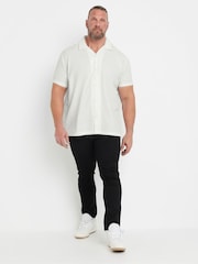 BadRhino Big & Tall White Seersucker Shirt - Image 4 of 4