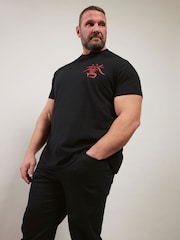 Camiseta BarRhino Big & Tall Tokyo Front and Back 100% algodão - Imagem 4 de 9
