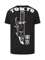 Camiseta BarRhino Big & Tall Tokyo Front and Back 100% algodão - Imagem 9 de 9