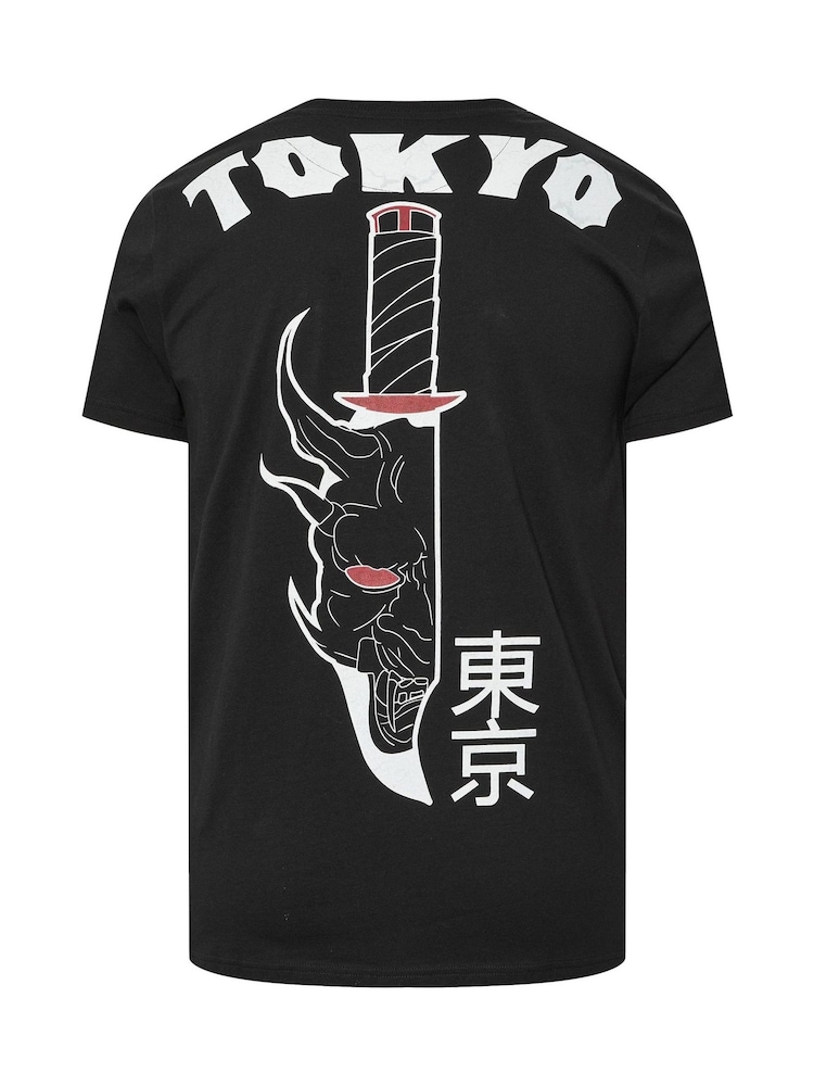 Camiseta BarRhino Big & Tall Tokyo Front and Back 100% algodão - Imagem 9 de 9