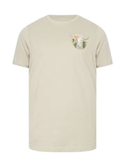 BadRhino Big & Tall White Cow Skull 100% Cotton T-Shirt - Image 4 of 5