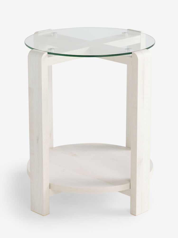 White Side Table - Image 1 of 3