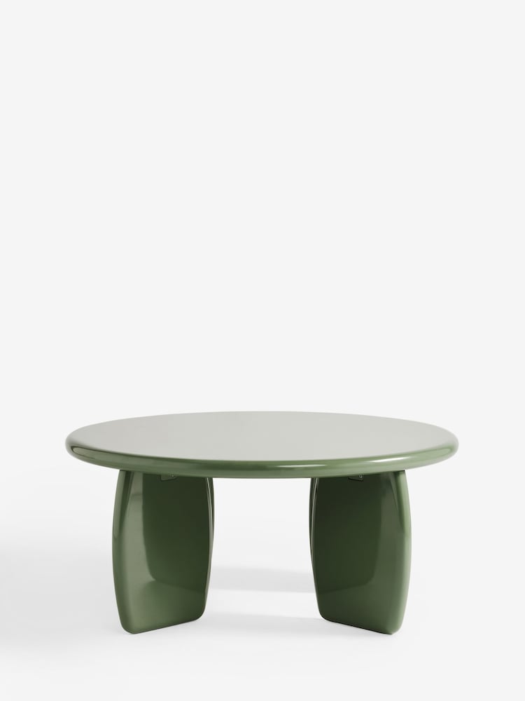 Green Lola Gloss Coffee Table - Image 5 of 5 Green Lola Gloss Coffee Table - Image 5 of 5