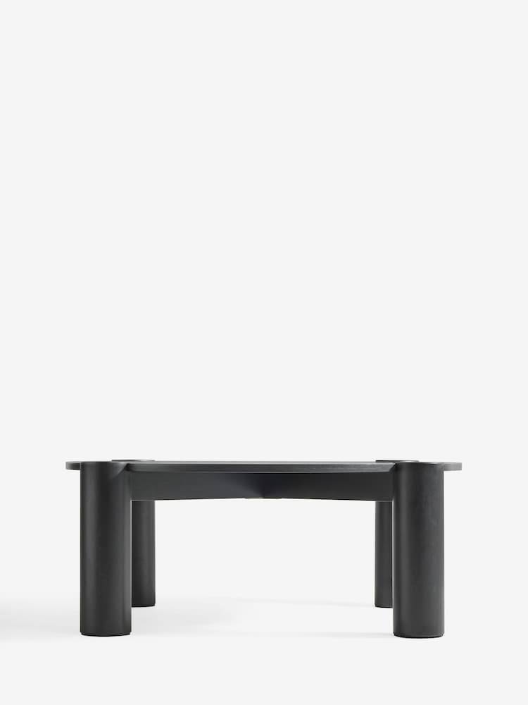 Black Tube Leg Coffee Table - Image 6 of 6 Black Tube Leg Coffee Table - Image 6 of 6