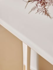 White Lola Gloss Console Table - Image 5 of 8