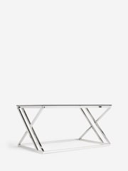 Silver Lucia Chrome Coffee Table - Image 3 of 5