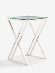 Silver Lucia Chrome Side Table - Image 2 of 3