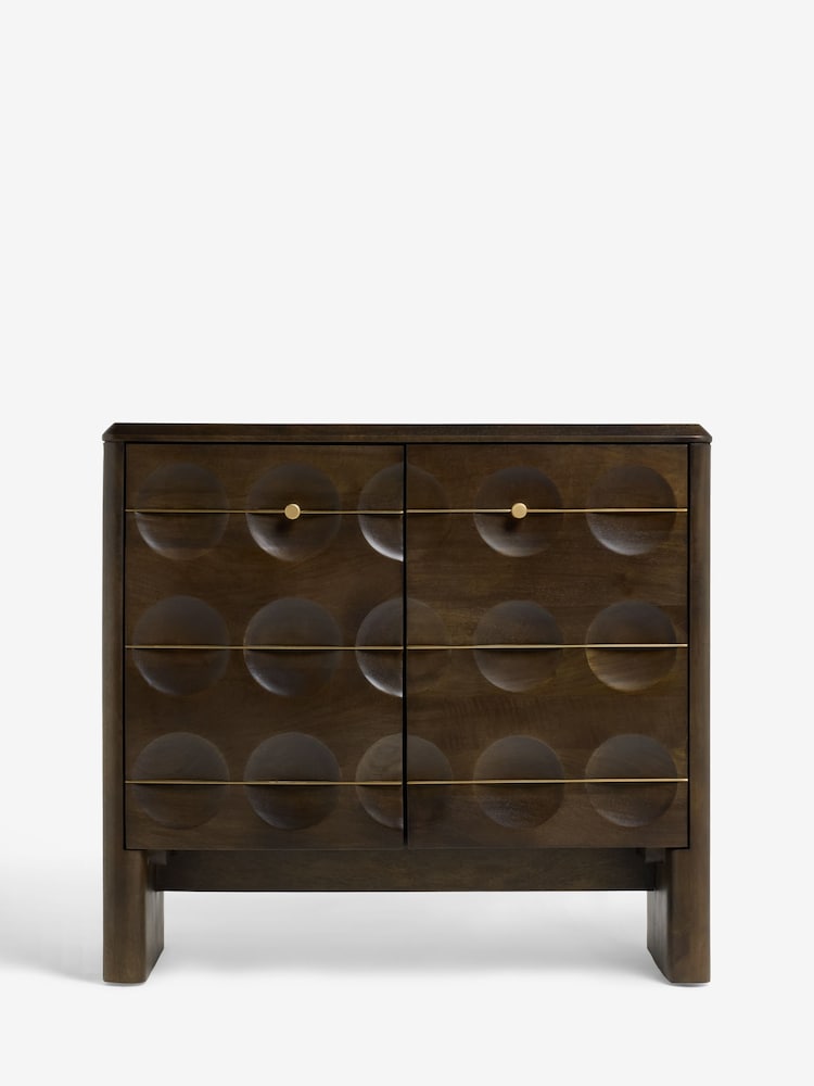 Dark Eden Solid Mango Wood Small Sideboard - Image 1 of 4