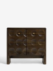 Dark Eden Solid Mango Wood Small Sideboard - Image 6 of 9