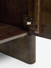 Dark Eden Solid Mango Wood Small Sideboard - Image 9 of 9