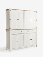Cream Malvern Paint Effect Hideaway Cabinet TV Unit - Image 7 of 10
