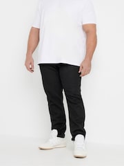 BadRhino Big & Tall Black Super Stretch Knitted Denim Jeans - Image 1 of 6