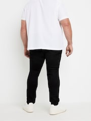 BadRhino Big & Tall Black Super Stretch Knitted Denim Jeans - Image 3 of 6
