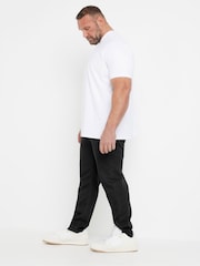 BadRhino Big & Tall Black Super Stretch Knitted Denim Jeans - Image 4 of 6
