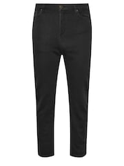 BadRhino Big & Tall Black Super Stretch Knitted Denim Jeans - Image 5 of 6