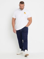 BadRhino Big & Tall Blue Super Stretch Knitted Denim Jeans - Image 3 of 6